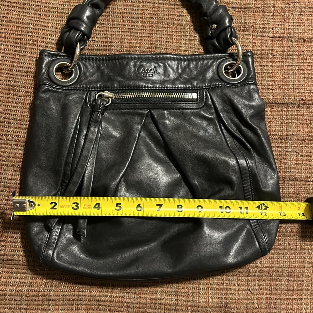 Coach Black Leather Handbag - Picture 5 of 6